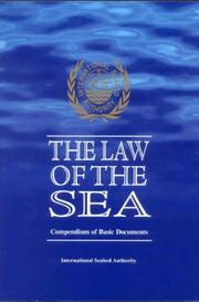 Cover of: The law of the sea by International Seabed Authority