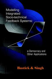 Cover of: Modelling Integrated Socio-technical Feedback Systems by Zach-amaury Boufoy-bastick, Lenandlar Singh