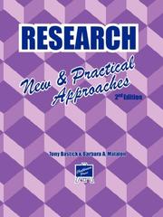 Cover of: Research by Tony Bastick, Barbara, A. Matalon