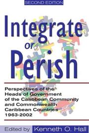 Cover of: Integrate or Perish by Kenneth O. Hall