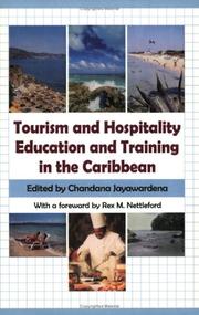 Cover of: Tourism and Hospitality Education and Training in the Caribbean by Chandana Jayawardena