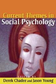 Cover of: Current Themes in Social Psychology