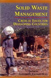 Cover of: Solid Waste Management: Critical Issues  For Developing Countries