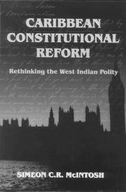 Caribbean constitutional reform by Simeon C. R. McIntosh