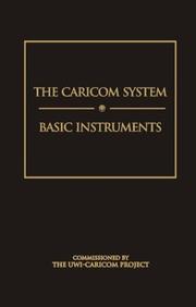 Cover of: The CARICOM system: basic instruments