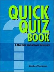 Cover of: Quick Quiz Book by Stephen Vasciannie