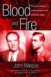 Cover of: Blood And Fire by John Marquis