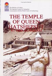 Cover of: The Temple of Queen Hatshepsut at Deir El Bahari (Supreme Council of Antiquities Books)
