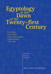 Cover of: Egyptology at the Dawn of the Twenty-First Century Volume 2 (Egyptology at the Dawn of the Twenty-First Century)