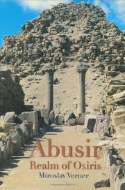 Cover of: Abusir by Miroslav Verner