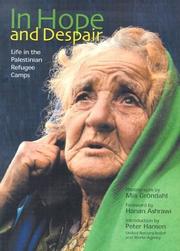 Cover of: In hope and despair: life in the Palestinian refugee camps