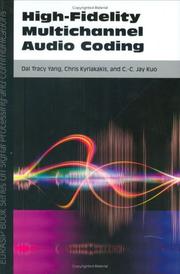 Cover of: High-Fidelity Multichannel Audio Coding (Eurasip Book Series on Signal Processing and Communications, Vol. 1)