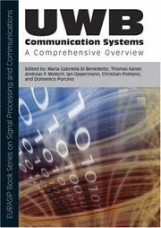 Cover of: UWB Communication Systems: A Comprehensive Overview (EURASIP Book Series on Signal Processing and Communications) (Eurasip Signal Processing and Communications)