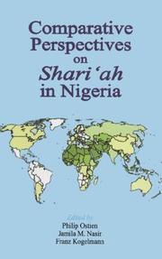 Cover of: Comparative perspectives on Shariʻah in Nigeria