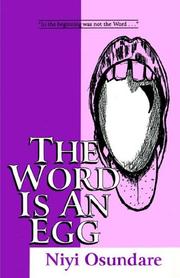 Cover of: The Word is an Egg