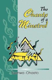 Cover of: The chants of a minstrel: poems