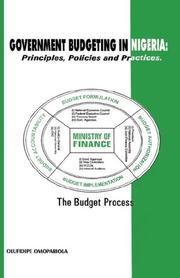 Government budgeting in Nigeria by Olufidipe Omopariola