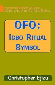 Cover of: Ofo Igbo Ritual Symbol | C. I. Ejizu