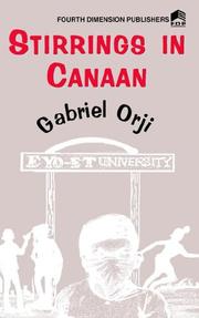 Cover of: Stirrings in Canaan by Gabriel Orji