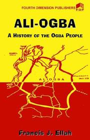 Cover of: Ali-Ogba: A History of Ogba People