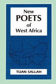 Cover of: New poets of West Africa by edited by Tijan M. Sallah.