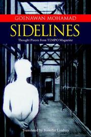 Cover of: Sidelines: Thought Pieces from Tempo Magazine