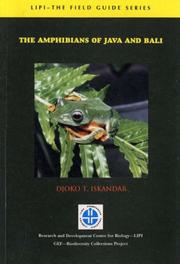 The amphibians of Java and Bali by Djoko T. Iskandar.