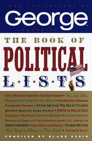 Cover of: The book of political lists by Blake Eskin