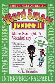 Cover of: The Princeton Review word smart junior II: more straight-A vocabulary