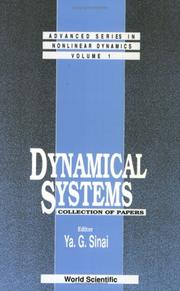 Cover of: Dynamical Systems: Collection of Papers (Advanced Series in Nonlinear Dynamics, Vol. 1)