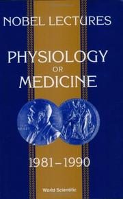 Cover of: Physiology or Medicine 1981-1990: Nobel Lectures  by Tore Frangsmyr