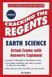 Cover of: Cracking the Regents Exam: Earth Science 1998-99 Edition (Princeton Review Series)
