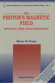 Cover of: Photons Magnetic Field Optical Nmr Spectroscopy (Series in Contemporary Chemical Physics) by M. Evans
