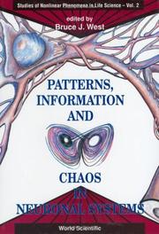 Cover of: Patterns, information, and chaos in neuronal systems