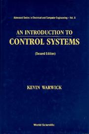 Cover of: introduction to control systems | K. Warwick