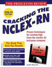 Cover of: Cracking the NCLEX-RN with Sample Questions on Disk 1998-99 Edition (Cracking the Nclex-Rn)