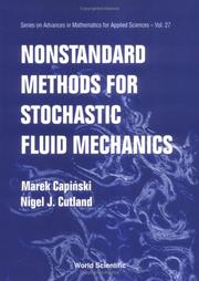 Cover of: Nonstandard methods for stochastic fluid mechanics by Marek Capiński