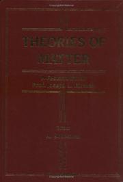 Cover of: Theories of matter: a festschrift for Prof. Joseph L. Birman