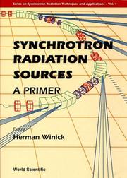 Synchrotron radiation sources by Herman Winick