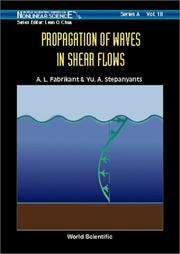 Cover of: Propagation of waves in shear flows