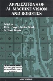 Cover of: Applications of AI, machine vision and robotics