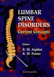 Cover of: Lumbar Spine Disorders: Current Concepts