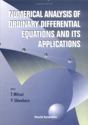 Cover of: Numerical analysis of ordinary differential equations and its applications