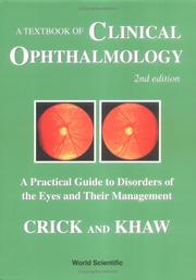 Cover of: Textbook of Clinical Ophthalmology | Ronald Pitts Crick