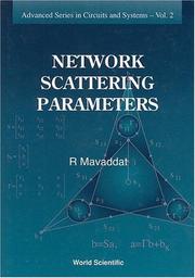 Cover of: Network scattering parameters by R. Mavaddat