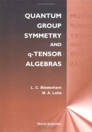 Cover of: Quantum group symmetry and q-tensor algebras