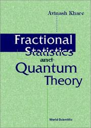 Fractional statistics and quantum theory by Avinash Khare