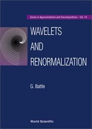 Cover of: Wavelets and renormalizations by G. Battle