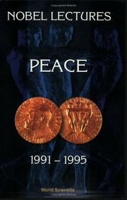 Cover of: Nobel Lectures in Peace 1991-1995