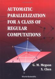 Cover of: Automatic Parallelization for a Class of Regular Computations